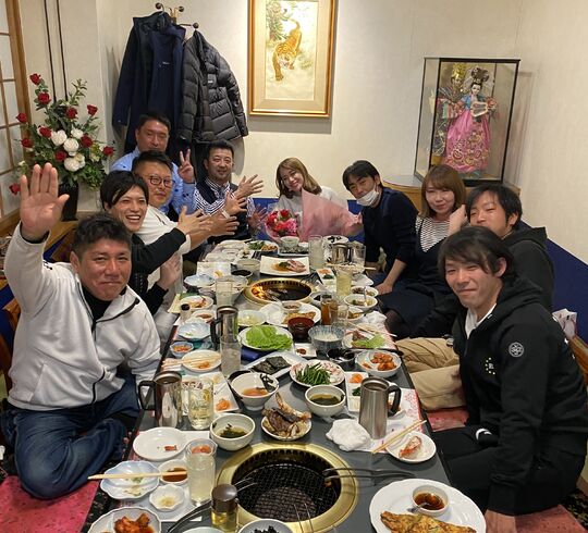 秋田　事務員さん　送別会